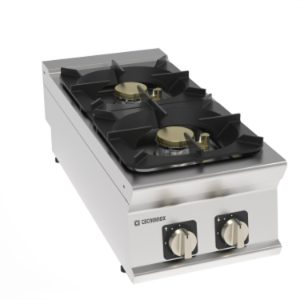 Piano cottura gas Tecnoinox TECNO90 2 fuochi Super – PCH4SG9