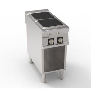 Piano cottura elettrico Tecnoinox TECNO90 2 piastre su vano aperto – PC4FE9