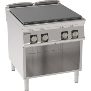 Piano cottura elettrico tuttapiastra Tecnoinox TECNO90 80 cm su vano aperto – PP8FE9