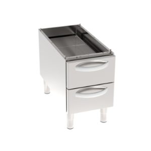 Vano neutro Tecnoinox TECNO90 con cassetti GN1/1 – VNC4L9