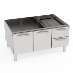 Vano neutro Tecnoinox TECNO90 2 porte e 2 cassetti – VNC12L9