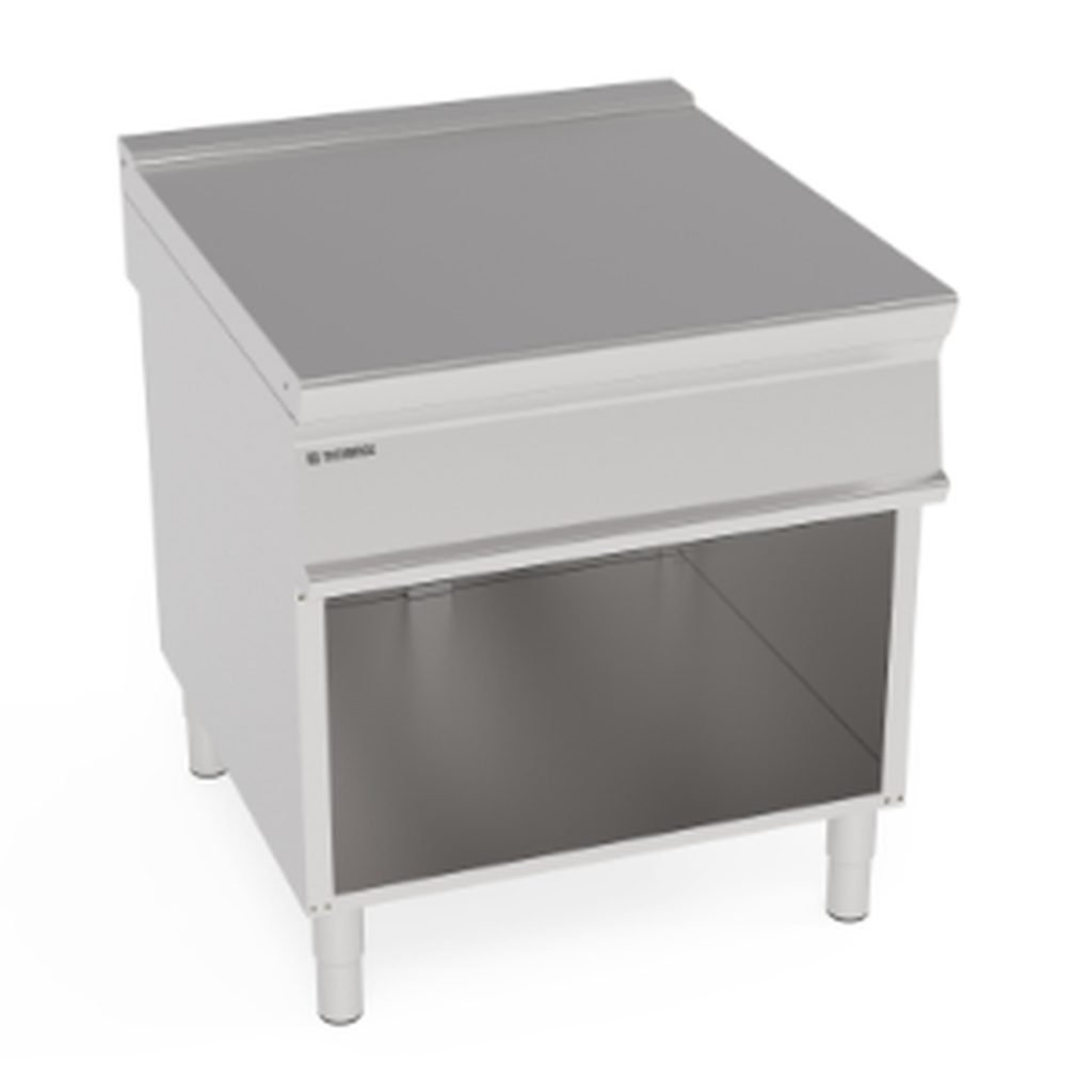 Piano neutro Tecnoinox TECNO90 su vano aperto 80 cm – PN8FL9