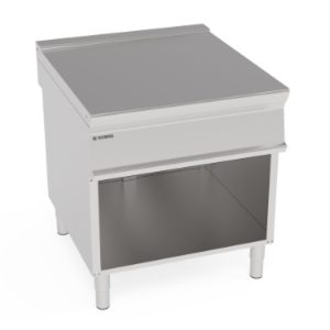 Piano neutro Tecnoinox TECNO90 su vano aperto 80 cm – PN8FL9