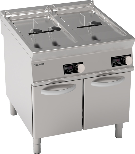 Friggitrice elettrica Tecnoinox TECNO90 17+17 L elettronica – FRD87FE9