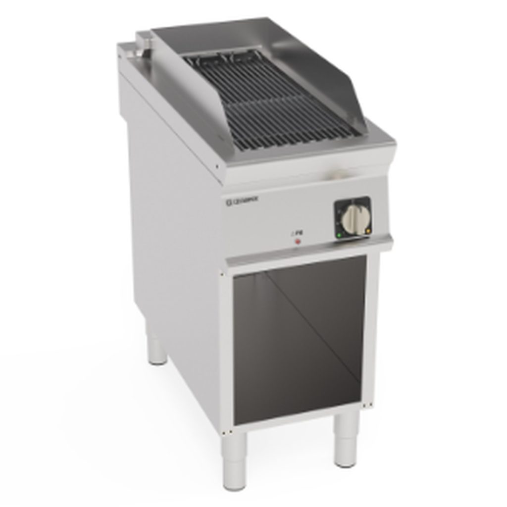 Griglia elettrica diretta Tecnoinox TECNO90 con acqua su vano aperto 40 cm – GD4FE9N