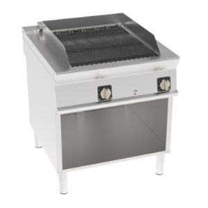 Griglia elettrica diretta Tecnoinox TECNO90 con acqua su vano aperto 80 cm – GD8FE9N