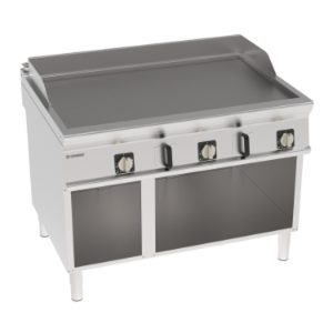 Fry-top elettrico Tecnoinox TECNO90 piastra liscia 120 cm su vano aperto – FTL12FE9