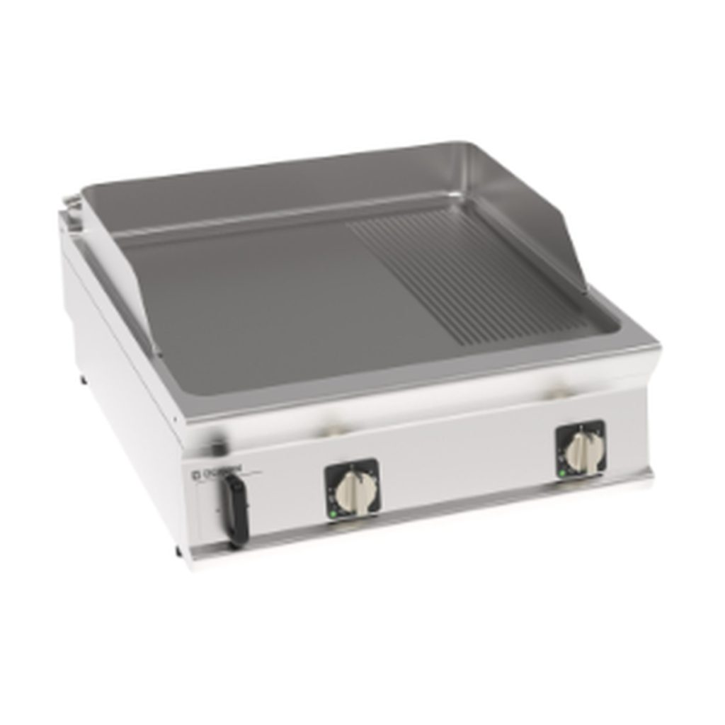 Fry-top elettrico Tecnoinox TECNO90 piastra 1/3 rigata – FTR8E9
