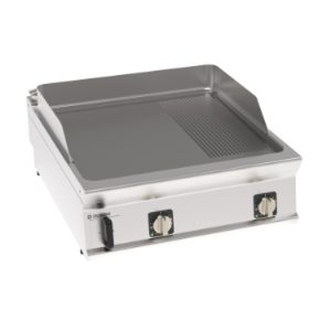 Fry-top elettrico Tecnoinox TECNO90 piastra 1/3 rigata – FTR8E9