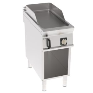 Fry-top elettrico Tecnoinox TECNO90 piastra liscia 40 cm su vano aperto – FTL4FE9