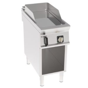 Fry-top elettrico Tecnoinox TECNO90 piastra liscia cromata 40 cm su vano aperto – FTC4FE9