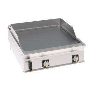 Fry-top elettrico Tecnoinox TECNO90 piastra liscia cromata spazzolata 80 cm – FTL8BE9