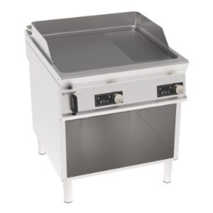 Fry-top elettrico Tecnoinox TECNO90 piastra 1/3 rigata elettronico 80 cm – FTRD8FE9