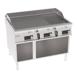 Fry-top elettrico Tecnoinox TECNO90 piastra 1/3 rigata elettronico 120 cm – FTRD12FE9