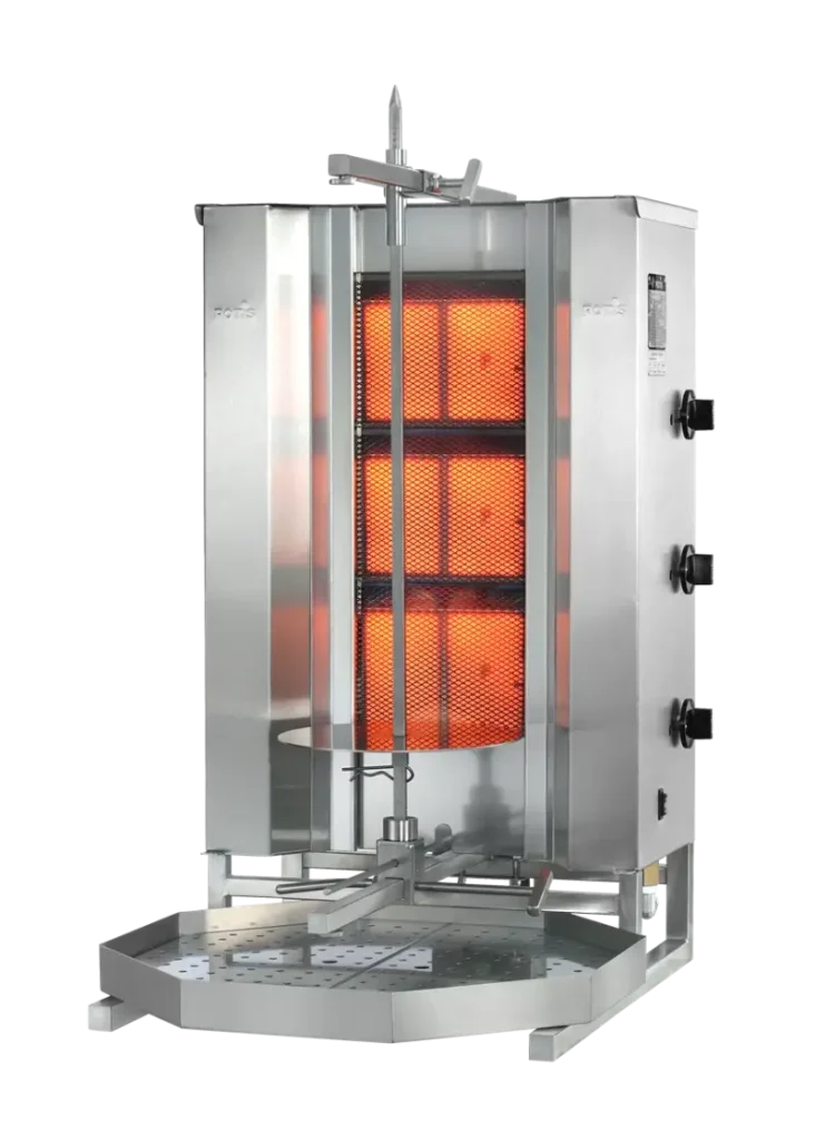 Potis MUGD3 Gyros grill kebab grill – motore posteriore – max. 40 kg