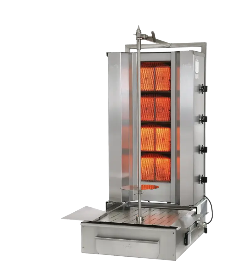 Potis FGD4 Griglia per gyros e kebab – motore in basso – max. 40 kg