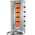Potis SMUGD5 Gyro grill Griglia per kebab – Motore posteriore – max 120 kg – Stretto