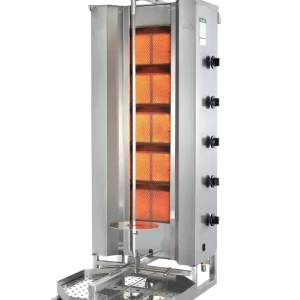 Potis SMUGD5 Gyro grill Griglia per kebab - Motore posteriore - max 120 kg - Stretto
