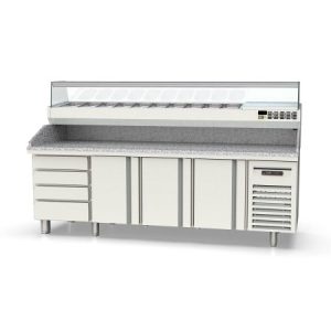 Tavolo pizza refrigerato TOPLINE Vaiotec 11622