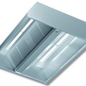 Cappa centrale DSCMPN 13/24 – 130 × 240 cm (P × L) – Inoxgastroshop