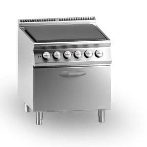 Inoxgastro 700 – Tuttapiastra elettrico, con forno elettrico, modulo 80 cm