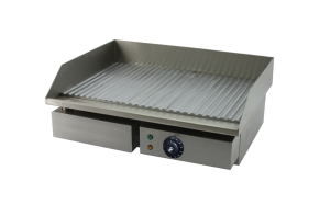GRIGLIA ELETTRICA PIANO RIGATO GHN 55R