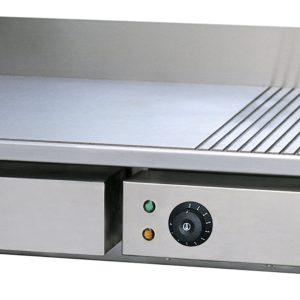 GRIGLIA ELETTRICA PIANO 2/3 LISCIO E 1/3 RIGATO GHN 75 RL