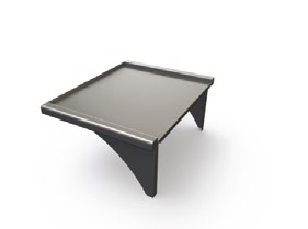 Mensola di uscita per lavastoviglie ML55 – 55 cm