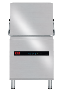 Lavastoviglie a cappotta e lavaoggetti Inox Gastroshop IGCH150 – Cesto 50 × 60 cm