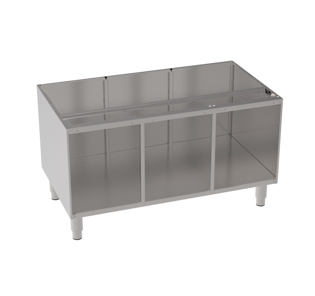 Base aperta per Tecno60, Tecno65, Tecno70 dim. cm 105×57.5x60h