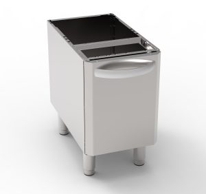 Base con porta Tecno60, Tecno65 – dim. cm 35×57.5x60h – Tecnoinox