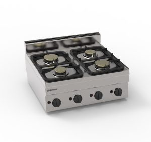 Piano cottura gas 4 fuochi top