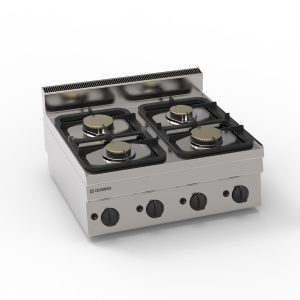 Piano cottura gas 4 fuochi top