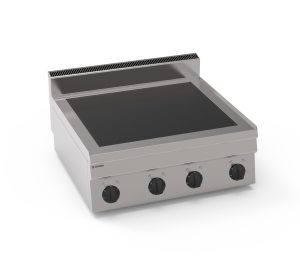 Piano cottura elettrico in vetroceramica 4 zone riscaldanti top