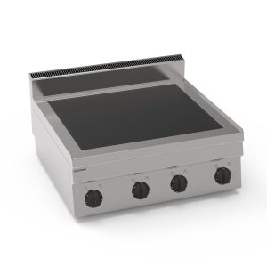 Piano cottura elettrico in vetroceramica 4 zone riscaldanti top