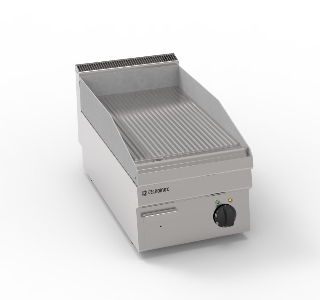 Fry-Top elettrico piastra rigata top – Tecnoinox
