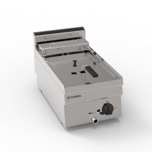 Friggitrice elettrica vasca singola 8lt con elementi riscaldanti in vasca basculanti top – cestelli e coperchi inclusi
