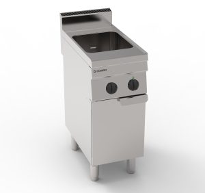 Cuocipasta elettrico vasca singola 23lt GN2/3 freestanding su vano chiuso – cestelli non inclusi – Tecnoinox
