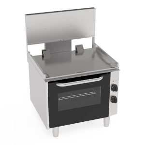 Base forno elettrico convenzione con 1 griglia e 1 teglia in dotazione – per sovrapposizione elementi top solo (2×35 cm) o (1×70 cm) – Tecnoinox