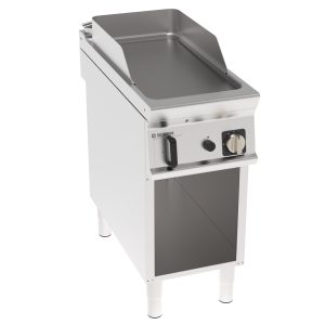 Fry-Top gas piastra liscia freestanding su vano aperto