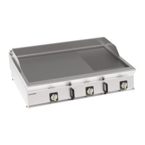 Fry-Top elettrico piastra 1/3 rigata top