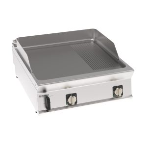 Fry-Top elettrico piastra 1/3 rigata top