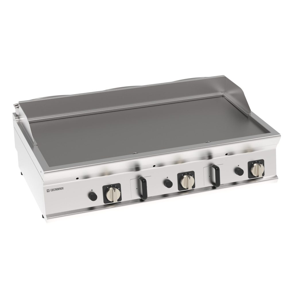 Fry-Top gas piastra liscia top