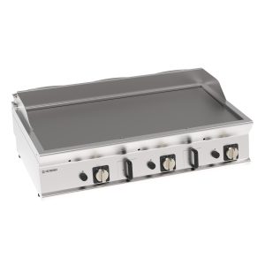 Fry-Top gas piastra liscia top