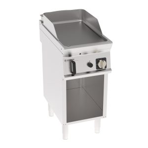 Fry-Top gas piastra liscia freestanding su vano aperto