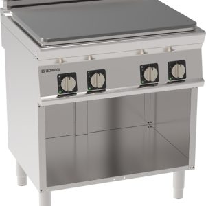 Piano cottura tutta piastra elettrico freestanding su vano aperto – Tecnoinox
