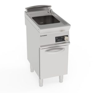 Cuocipasta elettrico vasca singola 24lt GN2/3 a controllo elettronico freestanding su vano chiuso – cestelli non inclusi