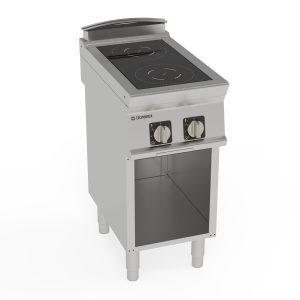 Piano cottura a induzione 2 zone freestanding su vano aperto