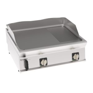 Fry-Top elettrico piastra 1/3 rigata top
