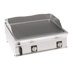 Fry-Top elettrico piastra rigata top